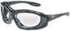 Uvex 763-S0600X Seismic Safety Eyewear, Black Frame, Clear Uvextra Anti-Fog Lens/Headband Pack of 1