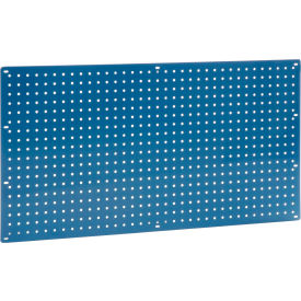 Global Industrial&#8482; Heavy Duty Steel Pegboard 36"" x 19"" Blue