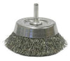 WEILER 804-14302 Steel Cup Brush - Shank Attachment - 2 3/4 in Diameter Pack of 1