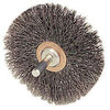 WEILER 804-17618 Stainless Steel Wheel Brush 0.014 in Bristle Diameter - Shank Attachment - 3 in Outside Pack of 1