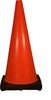 Cortina Traffic Cone Vinyl with Black Base Height, Red/Orange Pack of 1