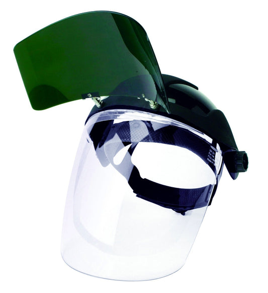 Sellstrom 851-S32151 Face Shield DP4 Multi-Purpose Safety Mask for Men and Women Shade Polycarbonate Anti-Fog Window Pack of 1