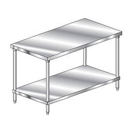 Aero Manufacturing 304 Stainless Steel Table 72 x 24"" Undershelf 16 Gauge