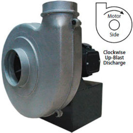 Global Industrial&#153; Aluminum TEFC Blower 5 HP 3 Phase CW Upblast 2300 CFM