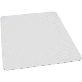 Interion&#174; Office Chair Mat for Carpet - 46""W x 60""L - Straight Edge- No Packaging