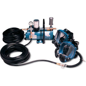 Allegro 9210-02 Full Mask Low Pressure System 2 Workers 100' Hose