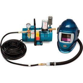 Allegro 9248-01 Deluxe Supplied Air Shield/Helmet System 1 Worker 50' Hose & ADF