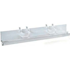 Global Approved 900052 Acrylic J-Bar System 8"" Wide Clear - Pkg Qty 4