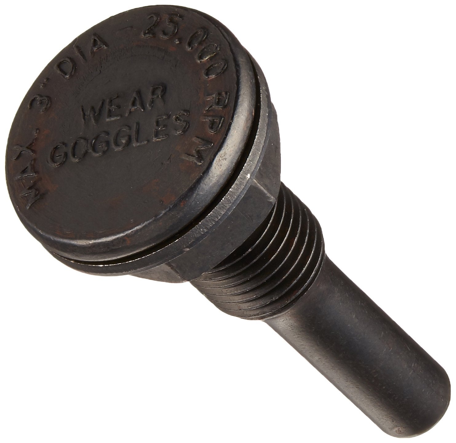 Weiler 07727 Drive Arbor Hole, 3/8" Diameter Arbor Hole To 1/4" Stem, Made in the USA Black/Pack of 1