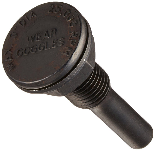 Weiler 07727 Drive Arbor Hole, 3/8" Diameter Arbor Hole To 1/4" Stem, Made in the USA Black/Pack of 1