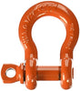 CM M652P Super Strong Anchor Shackle with Orange Powder Coated Screw Pin, 6-1/2 Ton Work Load Limit, 3/4" Size, Orange/Pack of 1