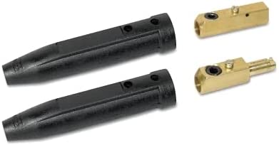 Best Nest Welds 1-mbp Cable Connector, Male, Ball Point Connection Set 4-1, Black and Gold (Pack of 1)