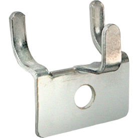 Global Approved 700017 Metal Prong Hook For Slatwall/Pegboard 1.25"" High - Pkg Qty 20
