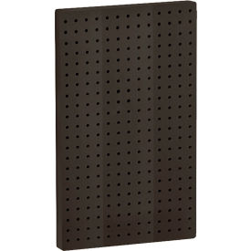 Global Approved 771322-BLK Pegboard Wall Panel 13.5"" x 22"" Black Solid - Pkg Qty 2