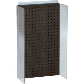 Global Approved 700355-BLK Pegboard Powerwing Display 13.5""W x 22""H BK 1 Pc