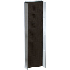 Global Approved 700356-BLK Pegboard Powerwing Display 16.75""W x 60""H BK 1 Pc
