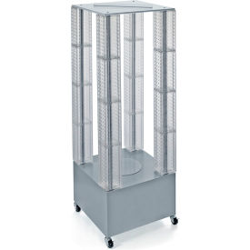 Global Approved 700228-CLR Multi-Tower Pegboard Floor Display 20""W x 64""H x 20""D CLR 1 Pc