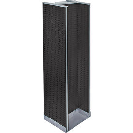 Global Approved 700430-BLK H-Shaped Pegboard Display 16""W x 60""H BK 1 Pc