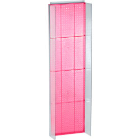 Global Approved 700356-PNK Pegboard Powerwing Display 16.75""W x 60""H PK 1 Pc