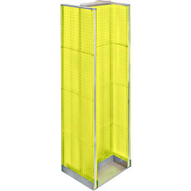 Global Approved 700430-YEL H-Shaped Pegboard Display 16""W x 60""H YL 1 Pc
