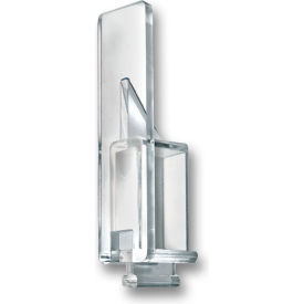 Global Approved 600029 Spring Pusher 0.75""W x 2.25""H CLR - Pkg Qty 50