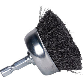 Century Drill 76213 Drill Cup Brush 1-3/4"" Dia. Crimped Steel 0.008""