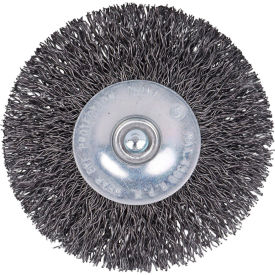 Century Drill 76421 Drill Radial Wire Brush 2-1/2"" Dia. Steel Crimped