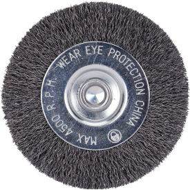 Century Drill 76433 Drill Radial Wire Brush 3"" Dia. Steel Crimped