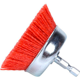 Century Drill 77231 Cup Brush Nylon Abrasive 3"" Dia. Cup Nylon