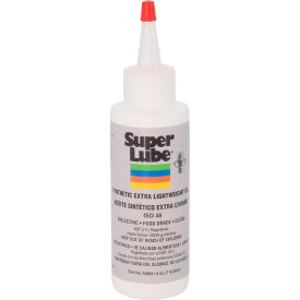 Super Lube Synthetic Extra Lightweight Oil 4 oz Bottle ISO 46 Clear