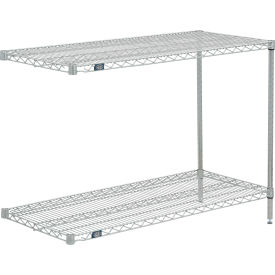 Nexel&#174; 2 Shelf Poly-Z-Brite&#174; Wire Shelving Unit Add On 30""W x 24""D x 34""H