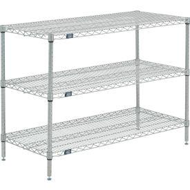 Nexel&#174; 3 Shelf Poly-Z-Brite&#174; Wire Shelving Unit Starter 24""W x 18""D x 34""H