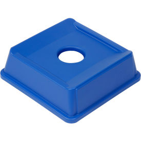 Rubbermaid&#174; Square Bottle & Can Recycling Lid Blue