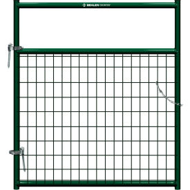 Behlen Country 4' Painted Frontier Square Corner Gate 1-5/8"" Medium Duty Wire-Filled Green