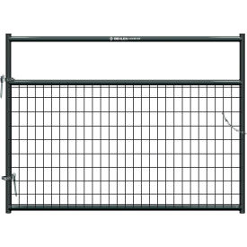Behlen Country 6' Painted Frontier Square Corner Gate 1-5/8"" Medium Duty Wire-Filled Gray