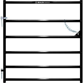 Behlen Country 4' Heritage Square Corner Gate 1-5/8"" Tube Black