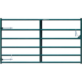 Behlen Country 8' Pasture Pro Square Corner Collared Hinge Gate Green