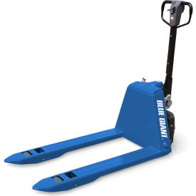 Blue Giant&#174; Semi-Electric Pallet Jack 3300 lb. Capacity 27""W x 45""L Forks