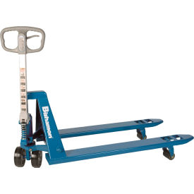 Bishamon&#174; Blue Label Manual Pallet Jack 5500 lb. Capacity 27""W x 36""L Forks