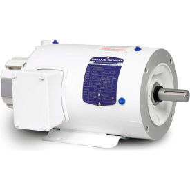 Baldor-Reliance Washdown Motor ZDWNM3611T 3 Phase 3 HP 1760 RPM 230/460 Volts TENV 184TC FR