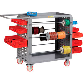 Little Giant&#174; Wire Reel Cart with Louvered Ends 24""W x 54.25""L x 41.5""H