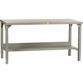 Little Giant WST2-3672-AH 72""W x 36""D Adjustable Height Welded Workbench