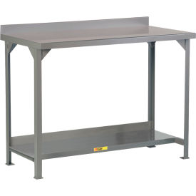 Little Giant&#174; Heavy Duty Welded Workbench 72 x 30"" Lower Shelf Steel Square Edge