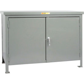 Little Giant Cabinet Workbench Steel Square Edge 72""W x 30""D Gray