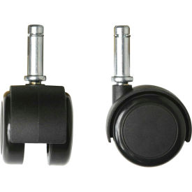 Bevco CADS/5 Dual Wheel Hard Floor Casters for Tubular Steel Base - Pack of 5