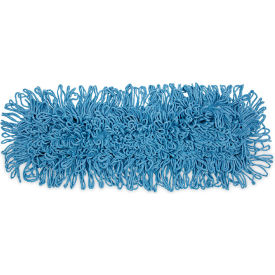 Boardwalk&#174; Mop Head Dust Looped-End Cotton/Synthetic Fibers 24 x 5 Blue