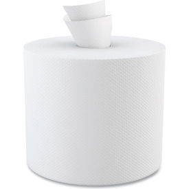 2-Ply Center-Pull Perforated Hand Towels 8"" x 10"" White 600 Ft./Roll 6/Case - BWK6400