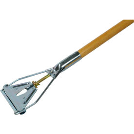Rubbermaid Easy Change Style Mop Handle - Steel Head - 60""L - Hardwood