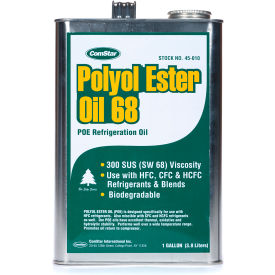 ComStar® 1 Gallon Polyol Ester Oil 68 A/C POE Refrigeration Oil 68 300 SUS Eco-Safe