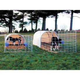 Small Animal Hut 4'6""W x 4'10""H x 12'L